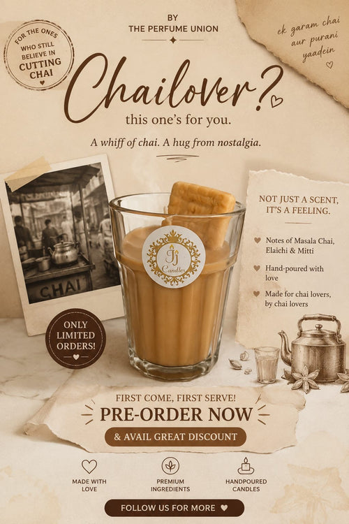 Scented Chai-Biscuit Candle by The Perfume Union