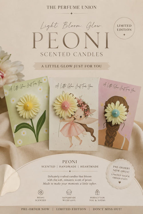 Scented Daisy Flower with Postcard by The Perfume Union