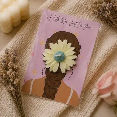 Scented Daisy Flower with Postcard