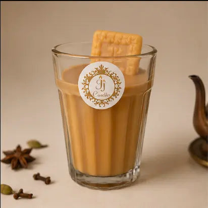 Scented Chai-Biscuit Candle
