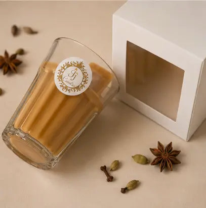 Scented Chai-Biscuit Candle